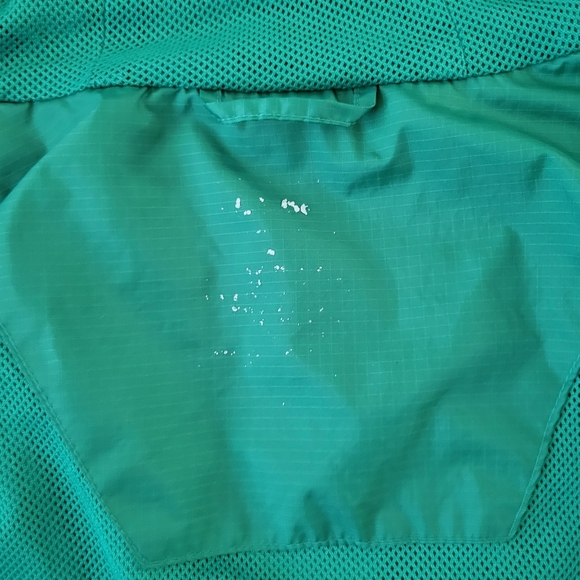 L.L. Bean Discovery Rain Jacket Zip-Up Windbreaker Packable Men's Size S Green - Picture 5 of 10